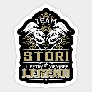 Stori Name T Shirt -  Team Stori Lifetime Member Legend Name Gift Item Tee Sticker